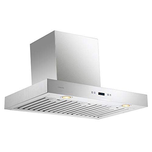 CAVALIERE 30" Inch Range Hood Wall Mounted Stainless Steel Kitchen Vent 900 CFM - Thumbnail 2