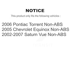 Front Rear Wheel Bearing & Hub Assembly Kit For