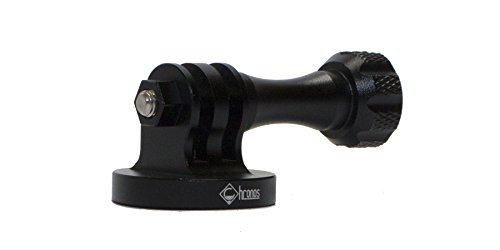 Chronos Aluminum Alloy Metal GoPro Tripod / Monopod Mount with Aluminum Thumbscrew for GoPro Session, Hero 7, 6, 5, 4, 3+, 3, 2, 1 HD, Black - Thumbnail 2