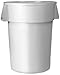 Carlisle FoodService Products 34102002 Bronco Round Waste Container Only, 20 Gallon, White
