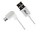 RND Apple Certified RIGHT ANGLE Cable for iPad iPhone iPod (3 feet/white)