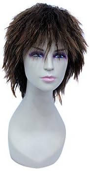 2017 Trendy Capless Short High Temperature Wire Brown Natural Wave Hair Wig