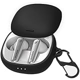 Haotop Protective Silicone Case Cover Compatible with Anker Soundcore Liberty Air 2 Pro (Black)