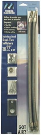 WheelMasterWheel Masters 8005 Stainless Steel Hub Mount - 2 Hose Kit for 22" Inner Dual Wheels
