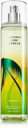 Bath and Body Works Coconut Lime Breeze Fine Fragrance Mist 8 Ounce