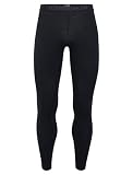 Icebreaker Merino Men's 200 Zone Leggings, Black/Mineral, Large