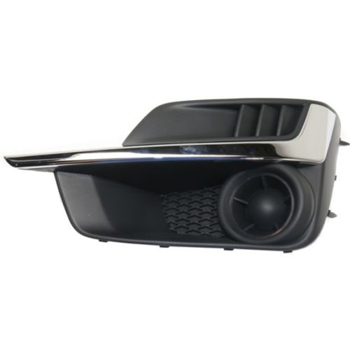 Make Auto Parts Manufacturing - DRIVER SIDE FOG LAMP HOLE COVER; BLACK WITH CHROME TRIM; SEDAN/WAGON - SU1038109 - Thumbnail 6