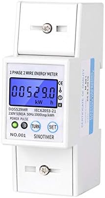 gfjfghfjfh RS485 AC 230V 5-80A High Precision Electric Energy Meter Digital Electricity Consumption Meter With Voltage Current Display