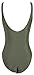 Zero City Women's Monikini Swimsuit One Piece Sexy Cute Bathing Suits Lace-up U Back, Army Green, X-Large