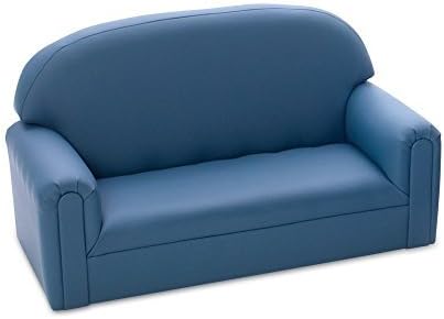 Brand New World Furniture FI2B100 Brand New World Toddler Enviro-Child Upholstery Sofa, Blue