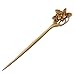 FINGER LOVE Handmade Carved Wooden Hairpin vintage Chopsticks Chinese Decorative Accessory Wood Hair Stick Flower Lignum-Vitae