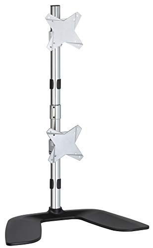 Gladiator Joe Heavy Duty Dual/Two Desktop Monitor Mount/arm VESA Compatible | Fully Adjustable | Supports Heavy Monitors | 13 to 27 inch | 17.6 lb Each arm