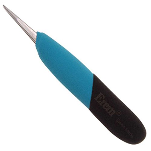 Ergonomic ESD Safe Cushion Grip Tweezer, Fine Strong Precision Tip, 5