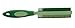 SWEEPA Duo Rubber Brush for Grooming, Cleaning, Lint and Fur Removal. Home and Auto. (Salad-Green)