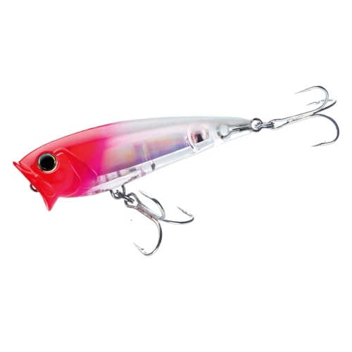 Yo-Zuri Unisex-Erwachsene 3D Inshore Popper Köder, Roter Kopf, 4.75"