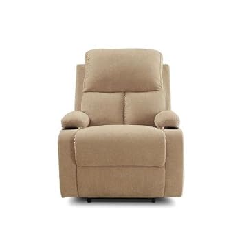 SWIVEL GLIDER RECLINER with 360 DEGREE ROTATION BY TYCHI (BROWN)