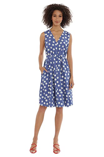 V-Neck Trapeze Dress 