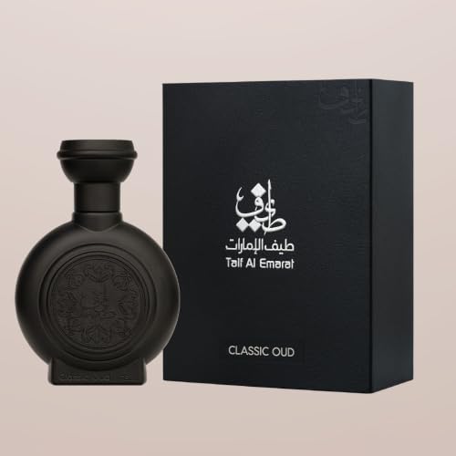 Taif Al Emarat CLASSIC OUD Unisex Perfume for Men & Women – Eau de Parfum, Smoked Oud Amber Vanilla Agarwood Scent, Long Lasting Oriental Fragrance, 75ml/2.5oz