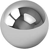 BC Precision 1-1/16" Chrome Steel Pinball Replacement Balls, 10 Pack | G25 Mirror-Finish Balls for Pinball Machines, Smooth Roll and Consistent Play