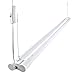 Luceco LED Shop Light for Garages, Work Areas and Shops - 1 Pack - 3600 Lumen / 4000K Cool White, 4 Foot, Plug-in (Surface/Suspended Mount Compatible) Not Linkable