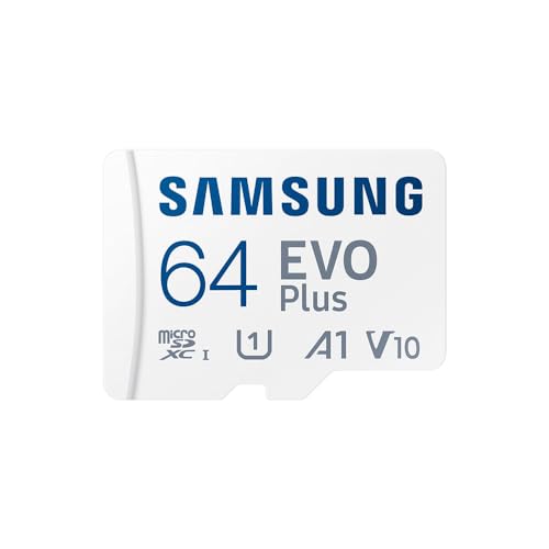 Samsung EVO Plus microSD-Speicherkarte (2024) (inkl. SD Adapter) - 64 GB