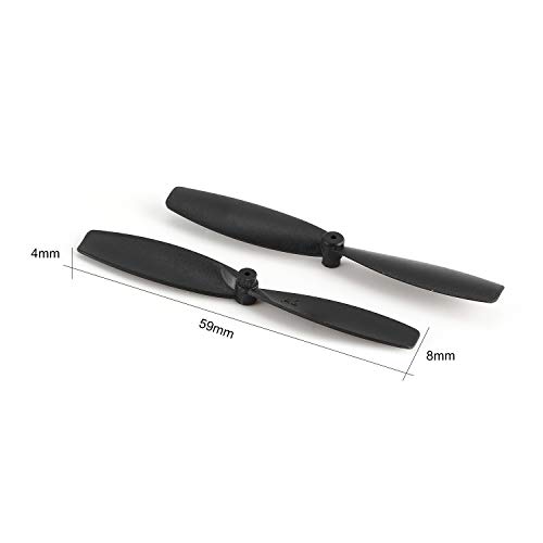 ToGames 8 Pairs CW/CCW Propeller Props Blade for RC 60mm Mini Racing Drone Quadcopter Aircraft UAV Spare Parts Accessories Component - Thumbnail 6
