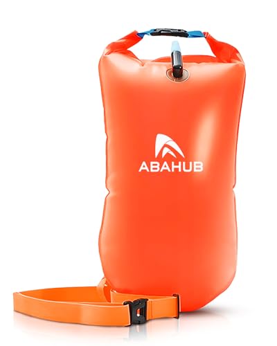 Abahub Swimming Buoy with Dry Bag Inflatable in Open Water Pool