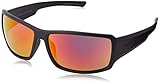 Dot Dash Exxellerator Oval Sunglasses,Black Satin,61 mm