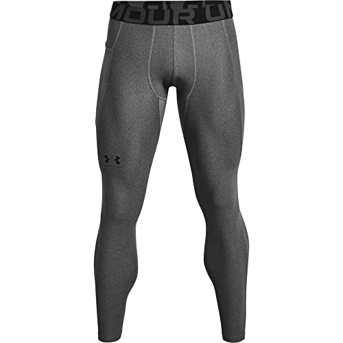Under Armour mens Armour Heatgear Leggings Carbon Heather (090