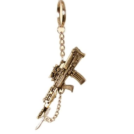 Rifle Knife Keychain