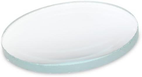 American Educational Unmounted Double-Convex Lens with Ground Edges, 38mm Diameter, 30cm Focal Length (Bundle of 5)