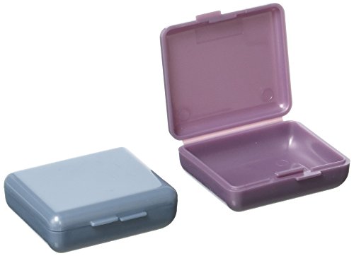 Ezy-Dose Travel/Portable Pill Box Assorted Colors (2 Count)