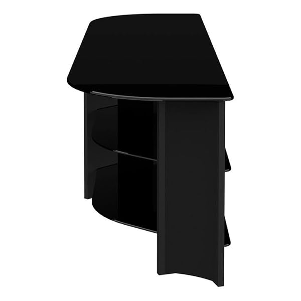 AVF FS1500VARWB-A VARANO TV STAND WITH BLACK GLASS SHELVES, AND BLACK WOOD LEGS. FITS MOST (NOT ALL) TVS IN THESE SIZES: 30″, 32″, 37″, 39″ 40″ 42″ 46″, 47″ 49″, 50″, 52″, 55″, 60”, 65”, 70″.