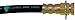 Dorman H380935 Rear Center Brake Hydraulic Hose Compatible with Select Ford / Lincoln Models