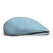 Ben Hogan Flat Newsboy Ivy Hat, Gatsby Golf Cap - Solid Light Blue Microfiber