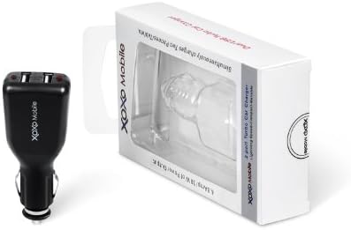 XOXO Mobile Dual USB 4.8A Car charger Designed for Apple and Android Devices - Black-2H-A
