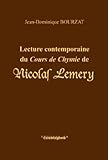 Image de lecture contemporaine du cours de chymie de Nicolas Lemery