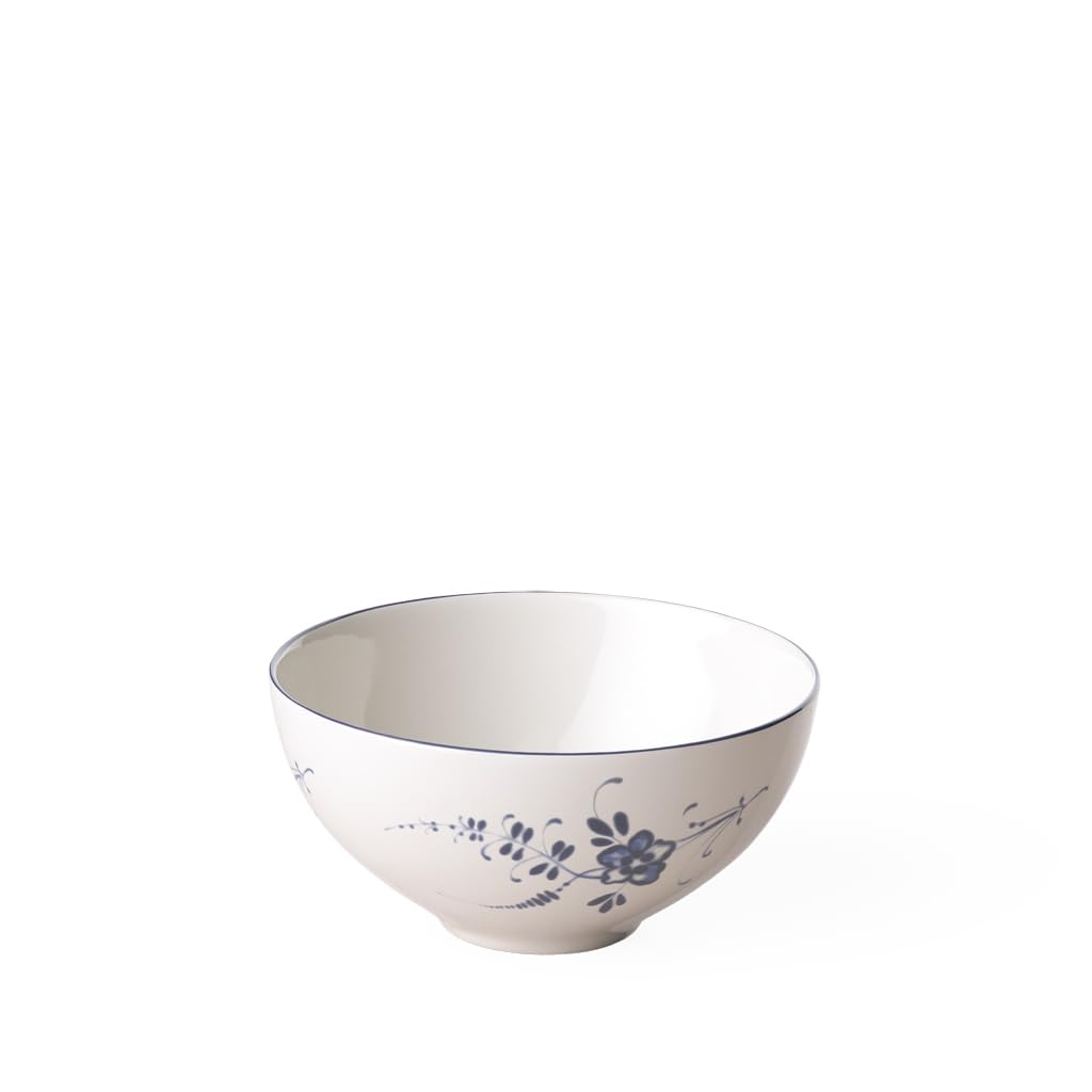 Villeroy & Boch Old Luxembourg Bowl, Premium Porcelain, White/Blue