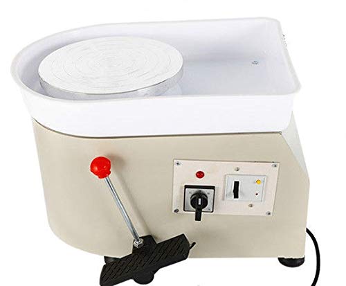 Electric Pottery Wheel Machine,Foot Pedal Switch Design,Making Ceramic Crafts,DIY Clay Art (Gray)
