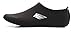 NBERA by 2econdskin Barefoot Water Skin Shoes Aqua Socks for Beach Swim Surf Yoga Exercise 2017, Black Solid, XL (US W:8-9 M:7-8)