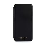 Ted Baker Fashion Mirror Folio Case for iPhone Xs Max, Protective Cover iPhone Xs Max for Professional Women/Girls - Shannon - Black
