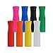 8 PCS Silicone Straw Tips, Multi Colored Food Grade Straws Nozzles Covers, Reusable Metal Straws Covers Fit for 1/4 Inch Wide(6MM Outer Diameter) Stainless Steel Straws