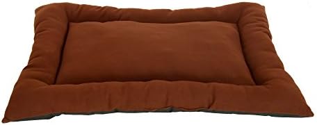 Fluffy's Luxurious Rectangular Brown Soft Dog/Cat Bed Flat(Export Quality)- Medium
