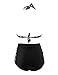 Begonia.K Women's 2 Piece Swimsuits Floral Print Halter High Waisted Bikini Sets