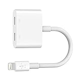 Belkin Lightning Audio + Charge RockStar Adapter for iPhone X, iPhone 8, iPhone 8 Plus, iPhone 7 and iPhone 7 Plus (Renewed)