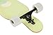 VOLADOR Freeride Longboard Cruiser | Maple Wood Deck| Drop Through Longboard Complete (Black)