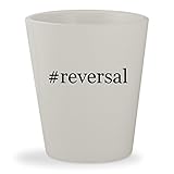 #reversal - White Hashtag Ceramic 1.5oz Shot Glass