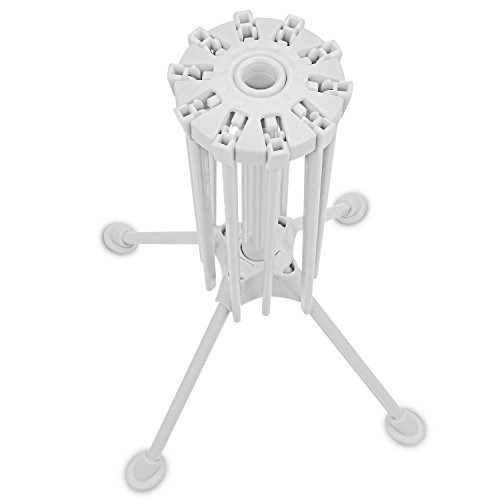 Pasta Drying Rack,Collapsible Noodles Hanging Rack Food Grade ABS Plastic Noodles Stander with 10 Bar Handles