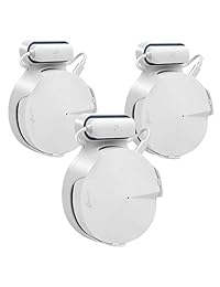STANSTAR   Soporte de pared para TP Link Deco M5 (sistema WiFi de malla para el hogar, soporte resistente para TP Link Deco M5, ahorro de espacio, TP Link, enganche para soporte de pared, enchufe sin cables ni tornillos 3 paquete de