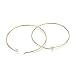 Big Gold Filled Hoop Earrings for Women 2 Inch Large Hoop Earrings Set Gifts for Her Thin Endless Hoop Earrings in Gold